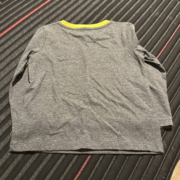 Kids Gray and Yellow Gaming Shirt - Picture 2 of 3